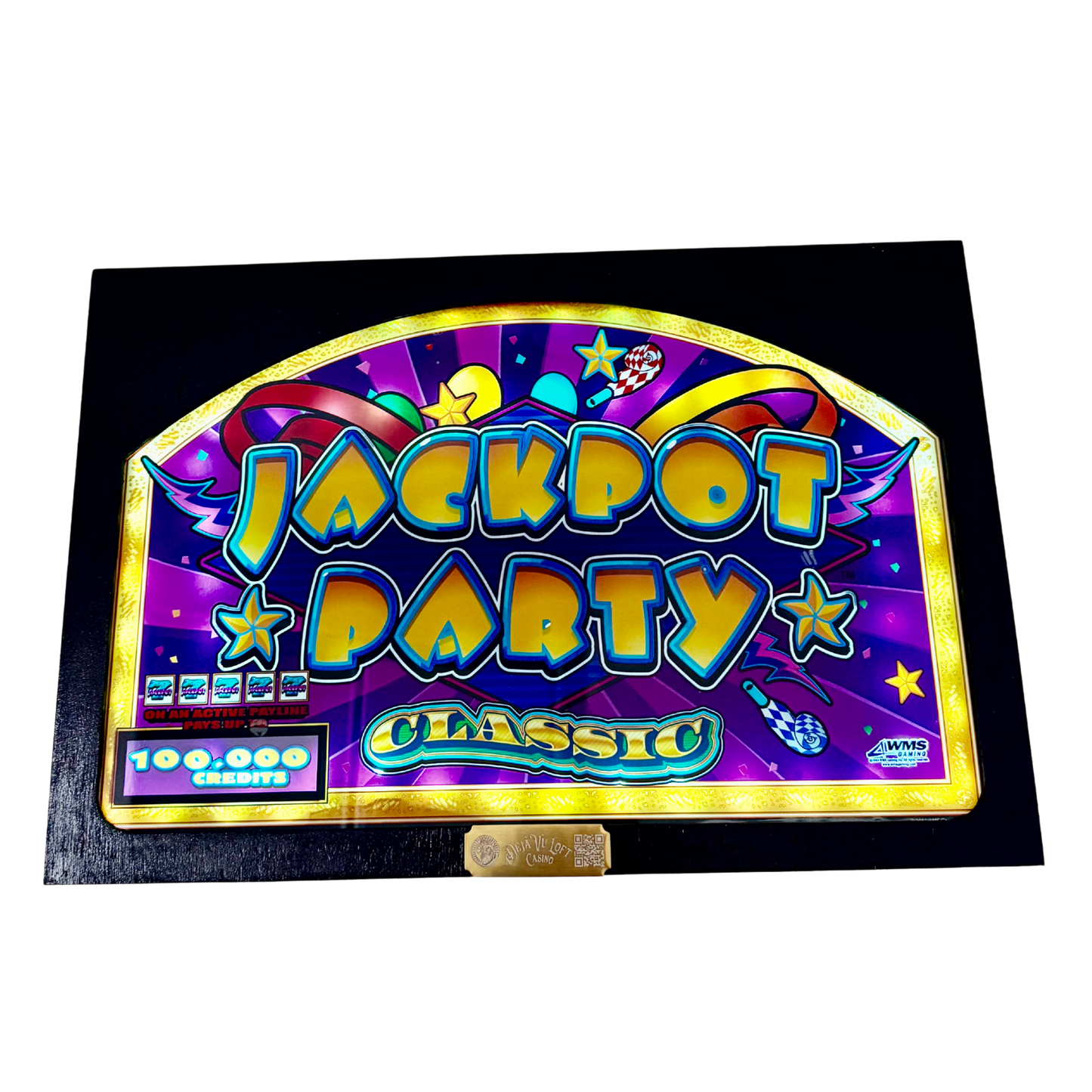 Jackpot Party Classic Slot Glass