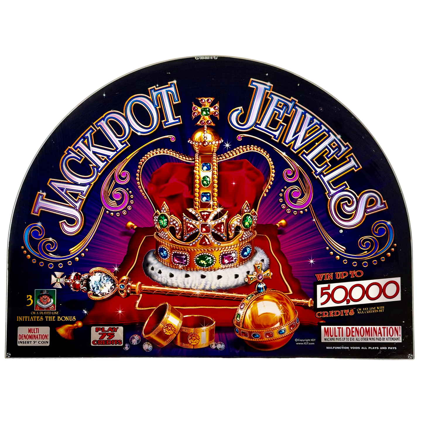 Jackpot Jewels Jumbo Slot Glass