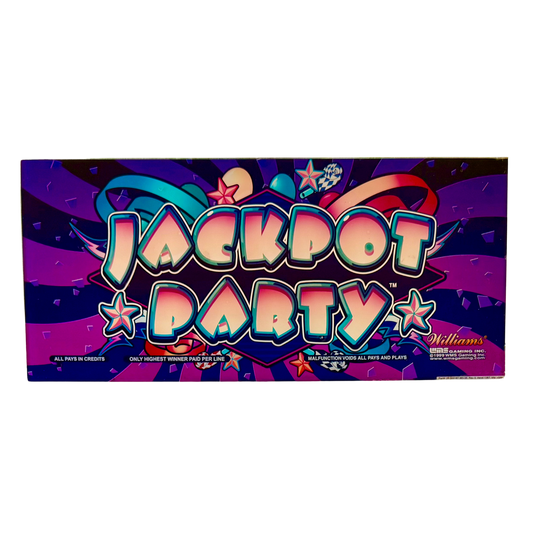 Jackpot Party Purple Slot Glass