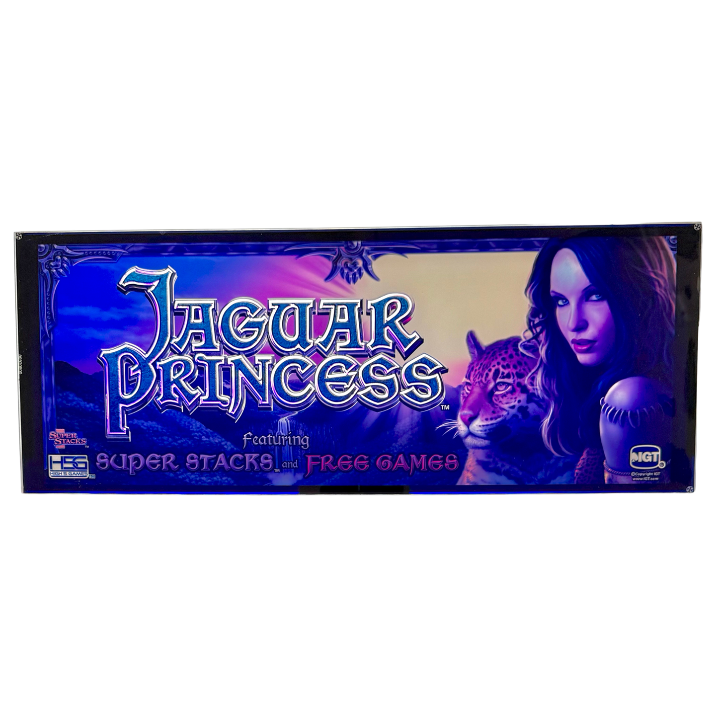 Jaguar Princess Slot Glass