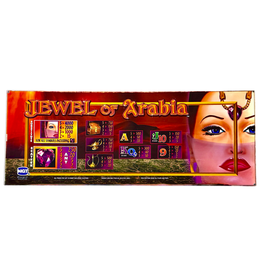 Jewel Of Arabia Slot Glass