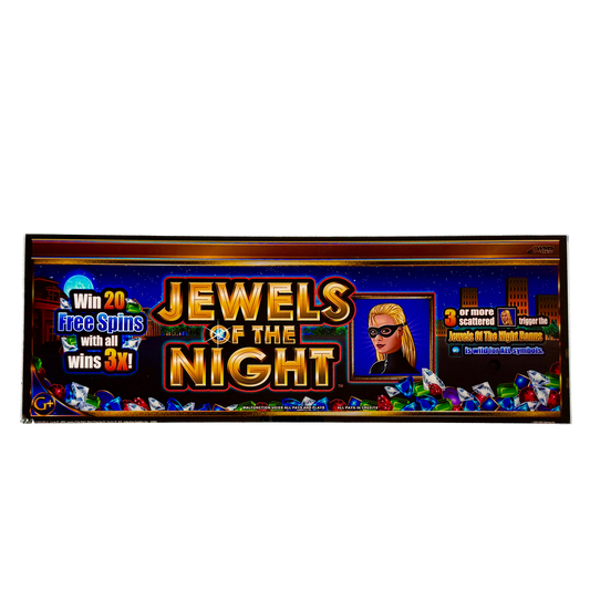 Jewels Of The Night Slot Glass