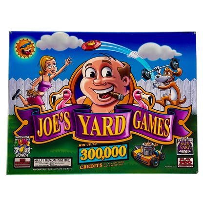 Joe's Yard Games Jumbo Slot Glass