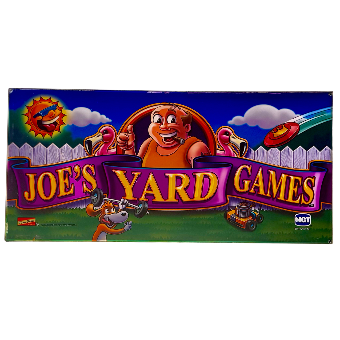 Joe's Yard Games Slot Glass