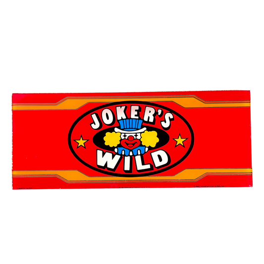 Joker's Wild Retro Slot Glass