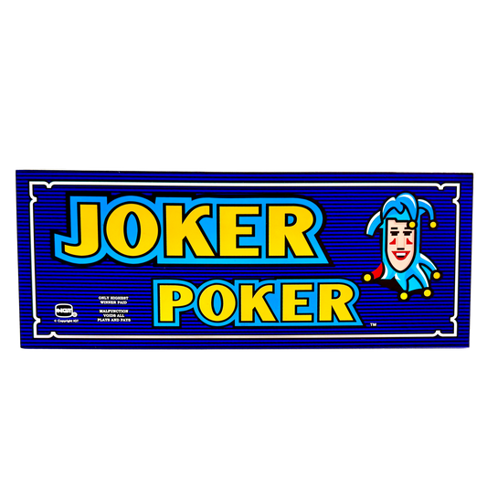 Joker Poker Slot Glass