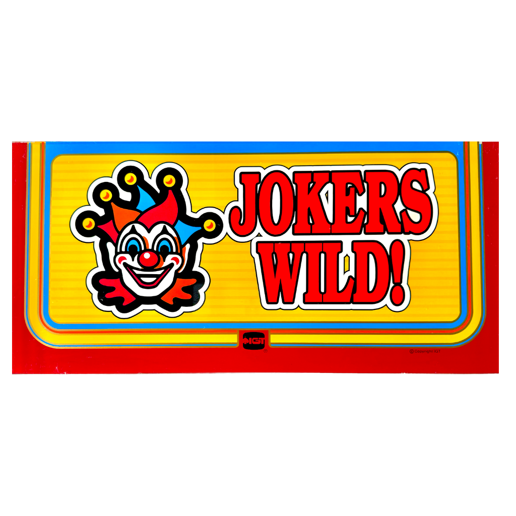 Jokers Wild! Slot Glass