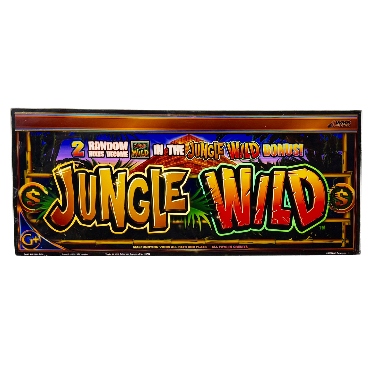 Jungle Wild Slot Glass