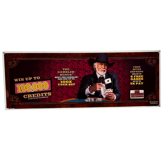 Kenny Rogers Slot Glass