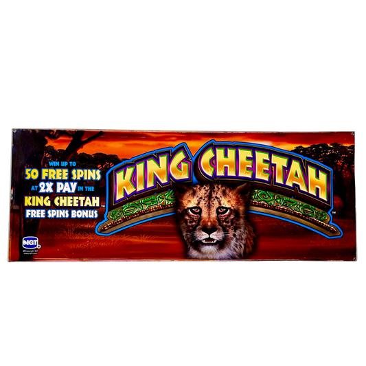 King Cheetah Slot Glass