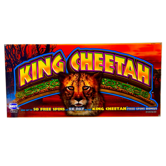 King Cheetah Slot Glass