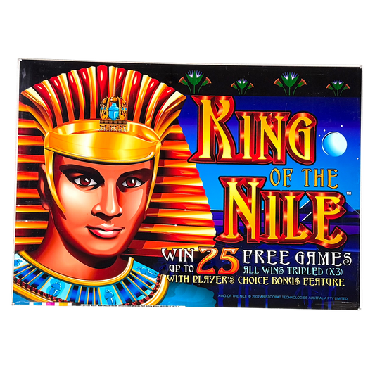 King Of The Nile Slot Retro Acrylic