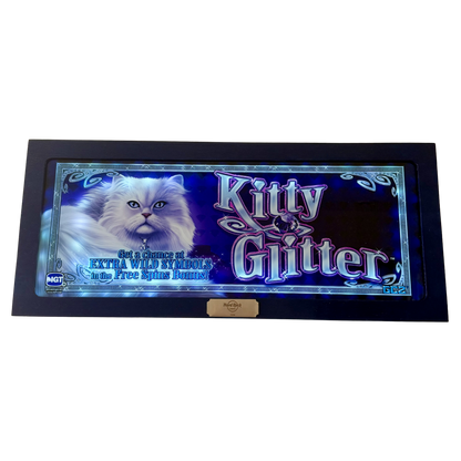 Kitty Glitter Slot Glass