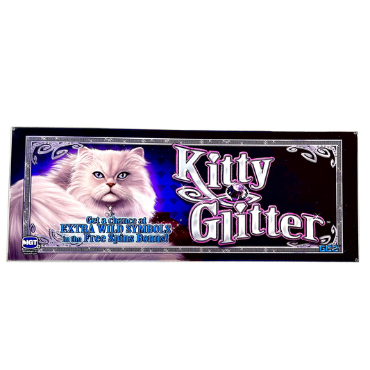 Kitty Glitter Slot Glass