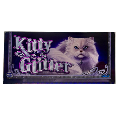 Kitty Glitter Slot Glass