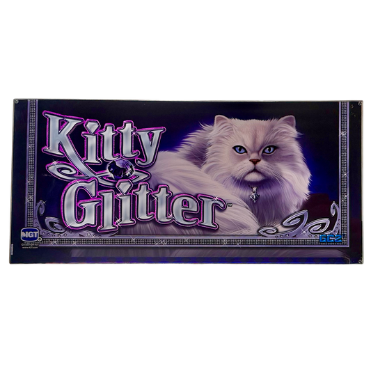 Kitty Glitter Slot Glass