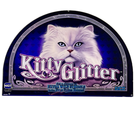 Kitty Glitter Slot Glass