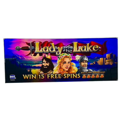 Lady Of The Lake Slot Glass