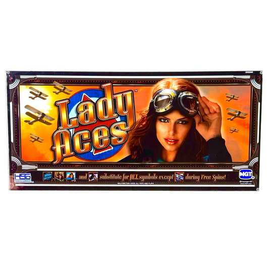 Lady Aces Slot Glass