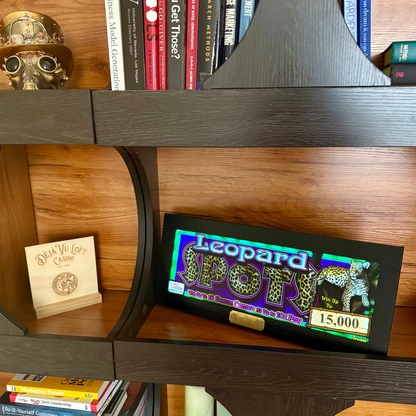 Leopard Spots Slot Glass