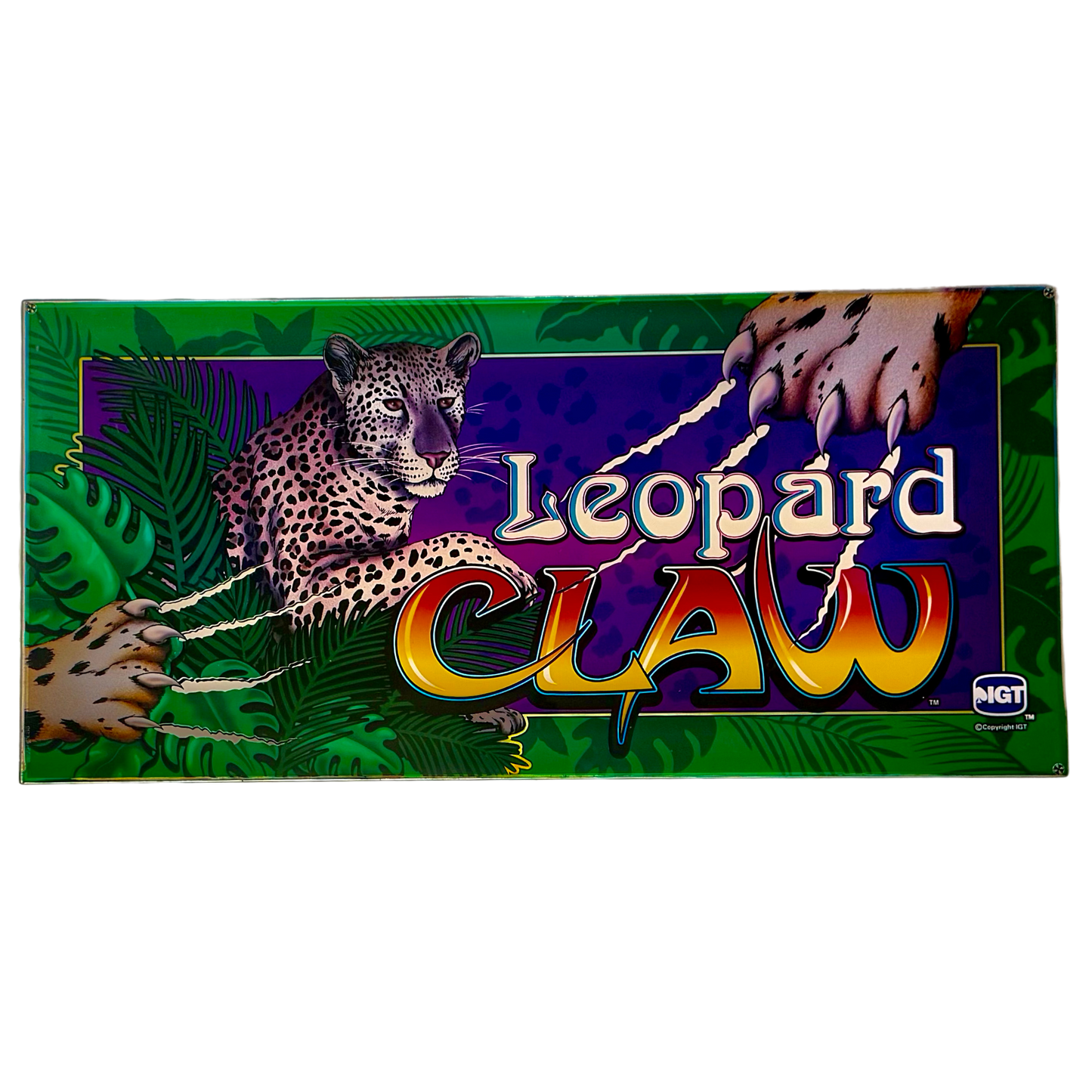 Leopard Claw Slot Glass