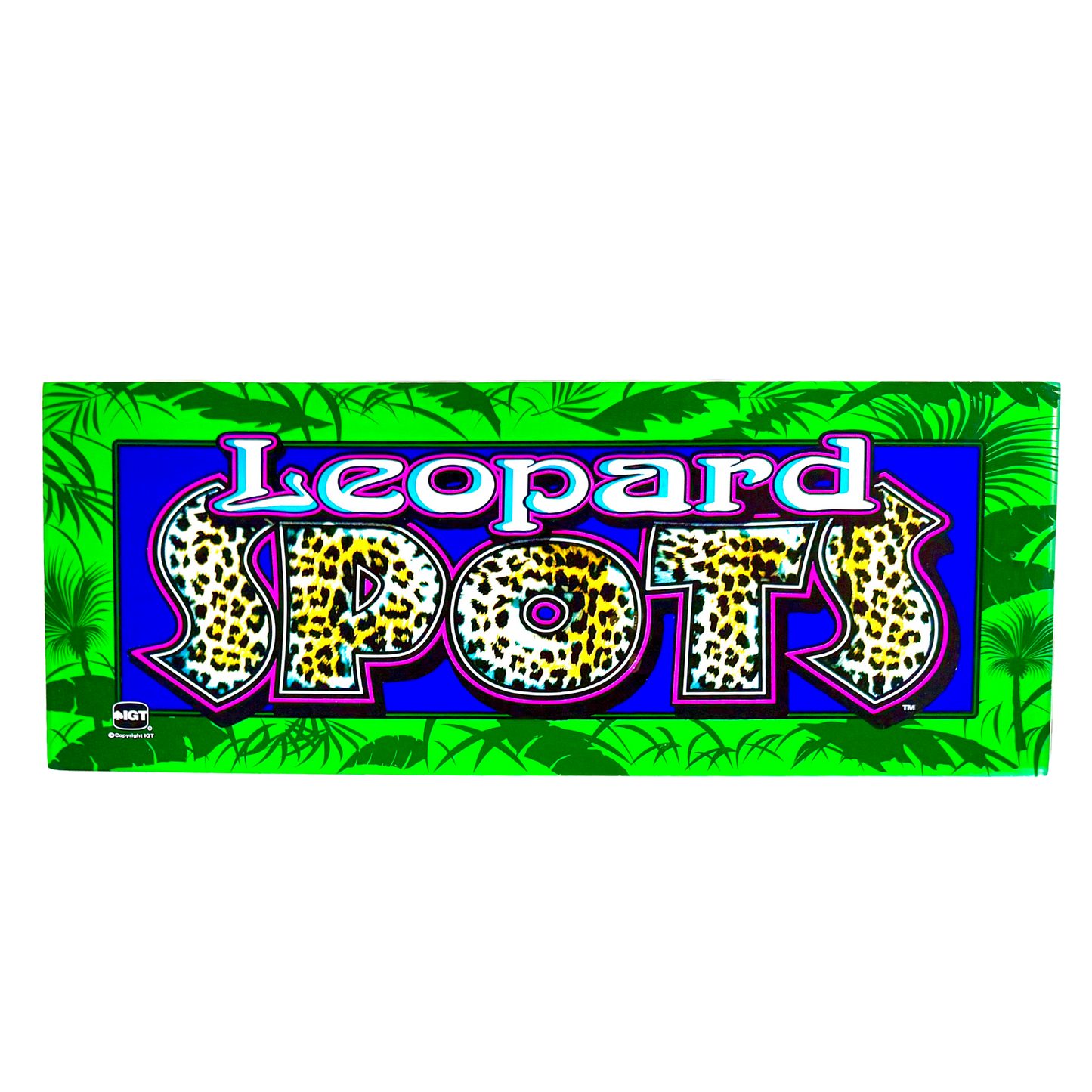 Leopard Spots Slot Glass