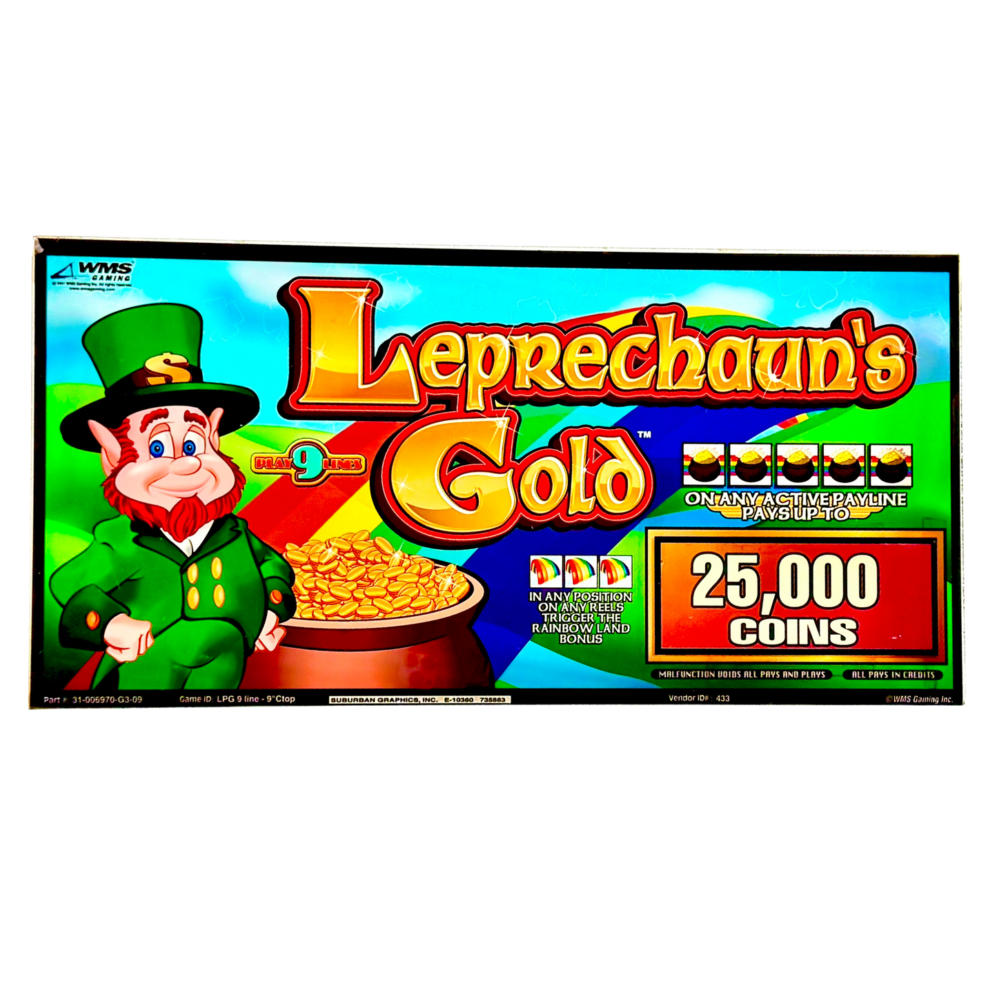 Leprechaun's Gold Slot Glass