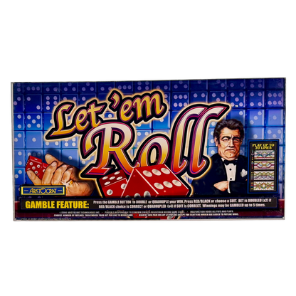 Let 'em Roll Slot Retro Acrylic
