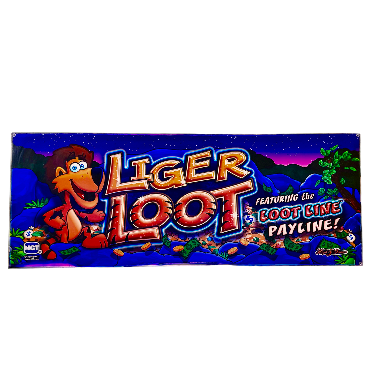 Liger Loot Slot Glass