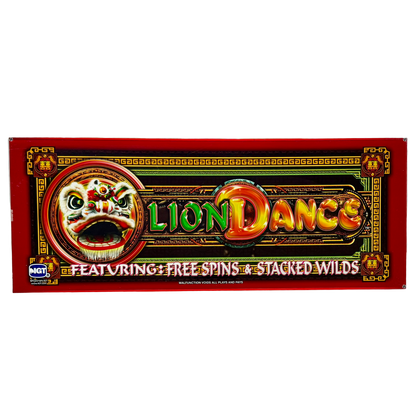 Lion Dance Slot Glass