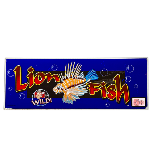 Lion Fish Slot Glass