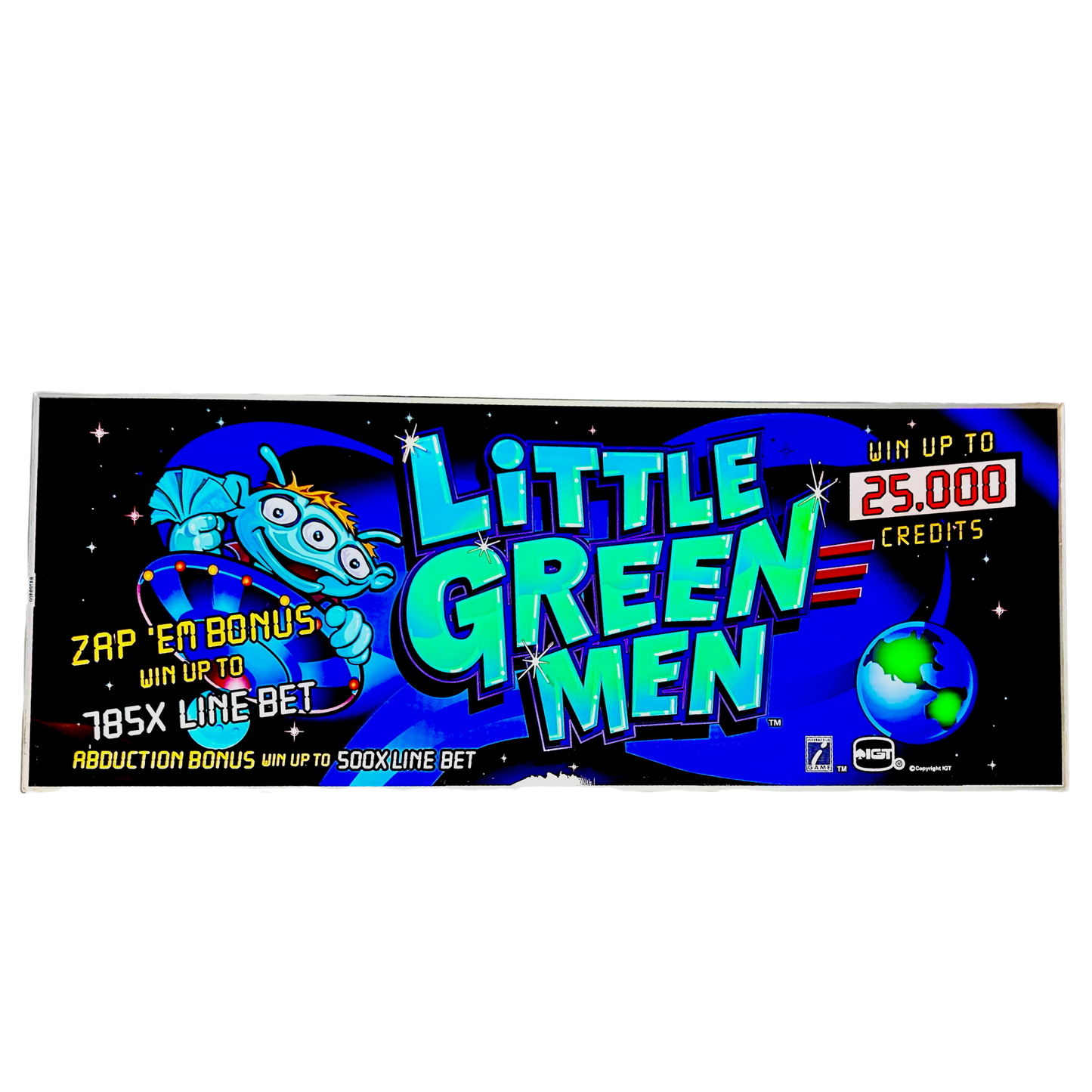 Little Green Men Slot Glass