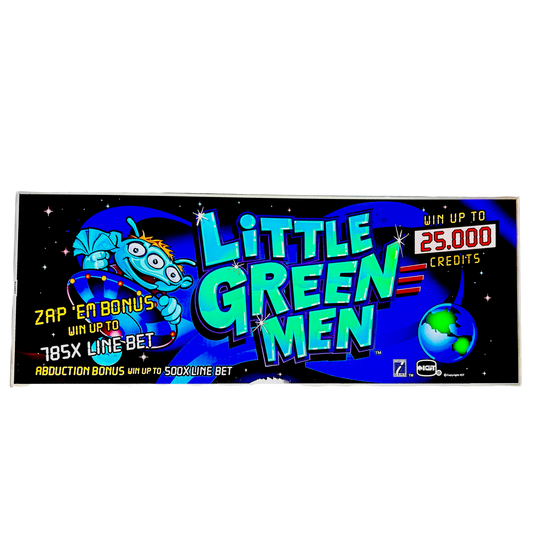 Little Green Men Slot Glass