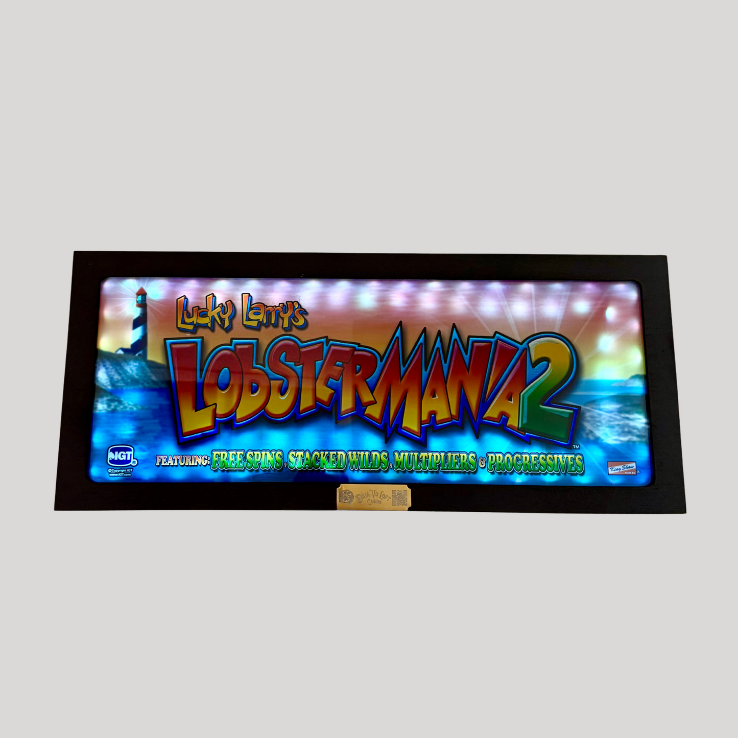 Lucky Larry's Lobstermania 2 Slot Glass