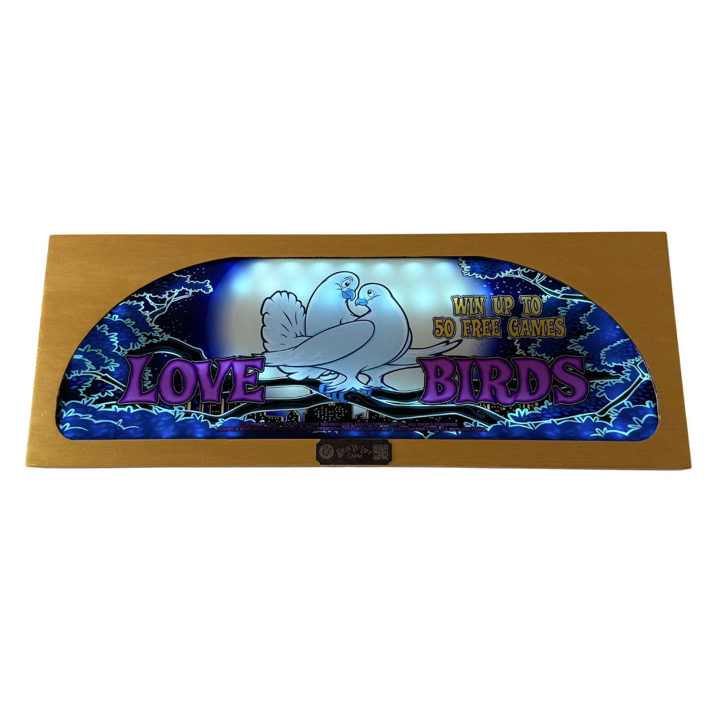 Love Birds Slot Retro Acrylic
