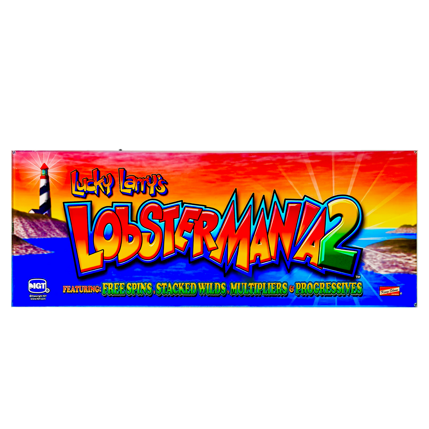 Lucky Larry's Lobstermania 2 Slot Glass