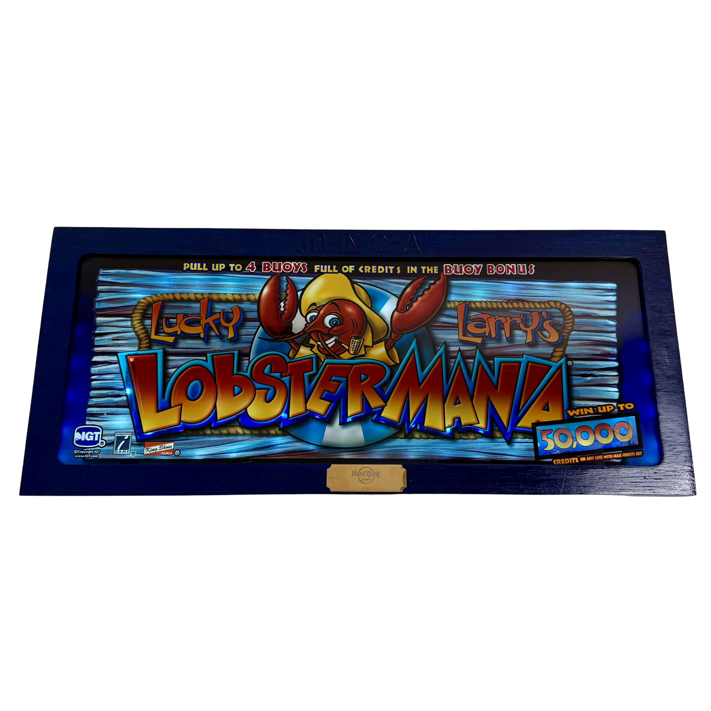 Lucky Larry's Lobstermania Slot Glass