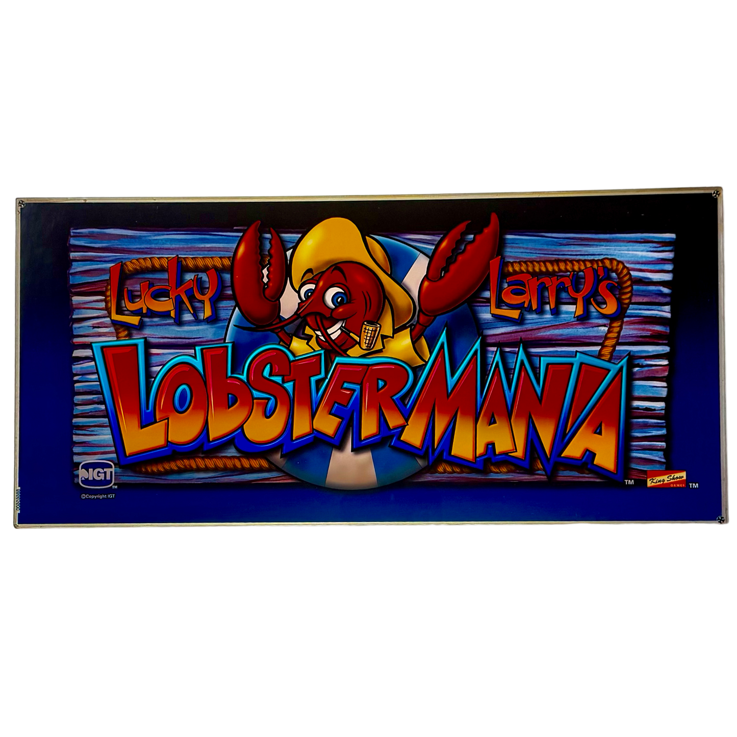 Lucky Larry's Lobstermania Slot Glass