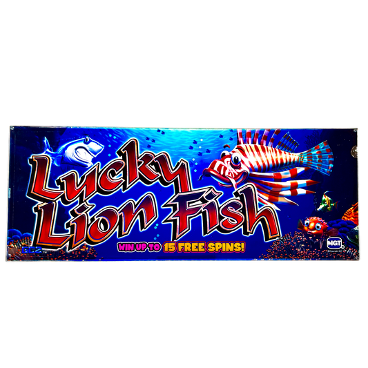 Lucky Lion Fish Slot Glass