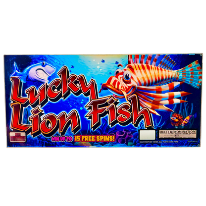 Lucky Lion Fish Slot Glass