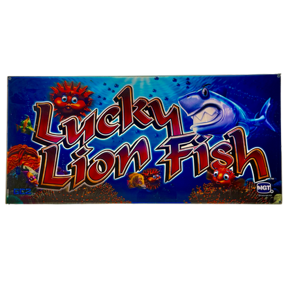 Lucky Lion Fish Slot Glass