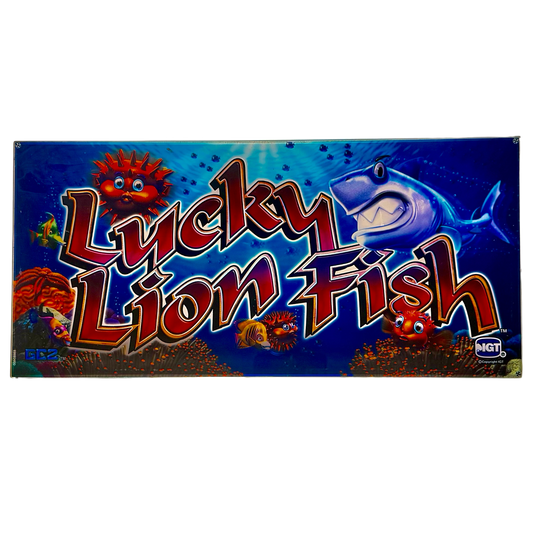 Lucky Lion Fish Slot Glass