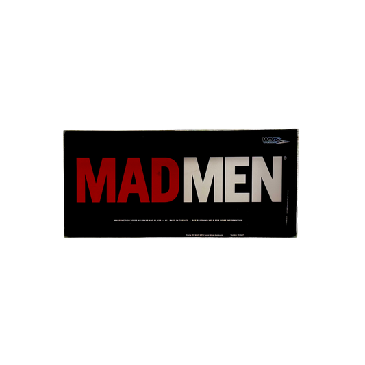 Mad Man Slot Glass