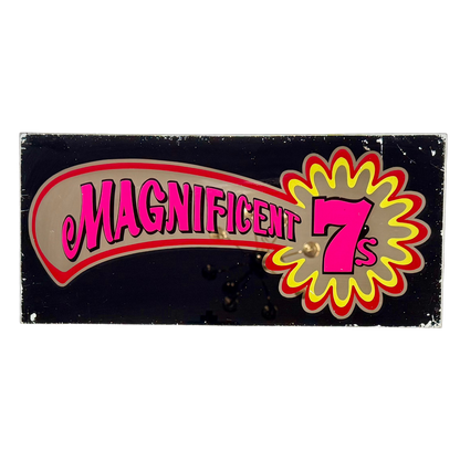 Magnificent 7s Slot Glass