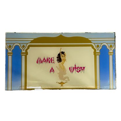 Make A Wish - Aladdin Casino Slot Glass