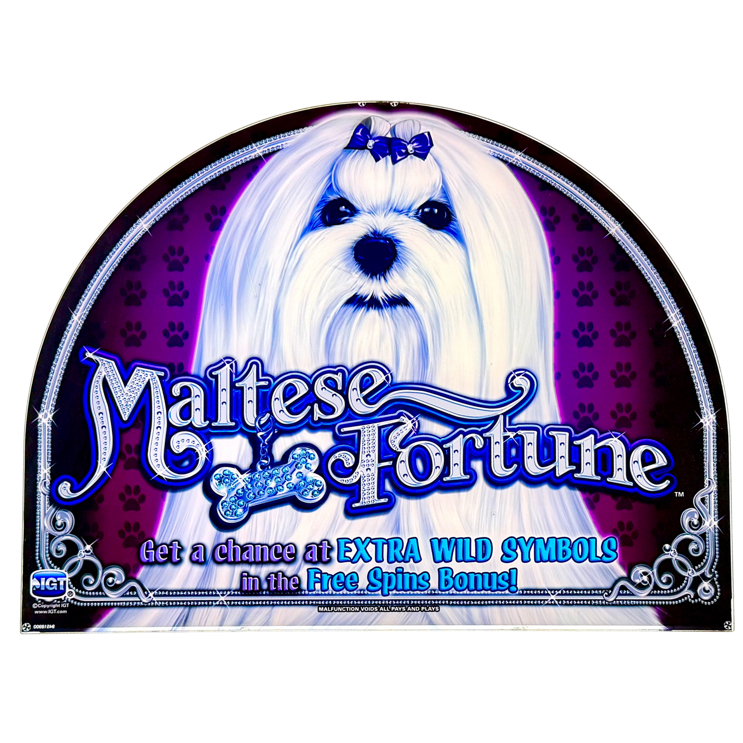 Maltese Fortune Jumbo Slot Glass