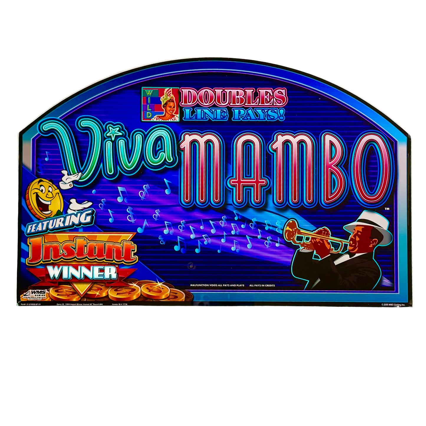 Viva Mambo Slot Glass