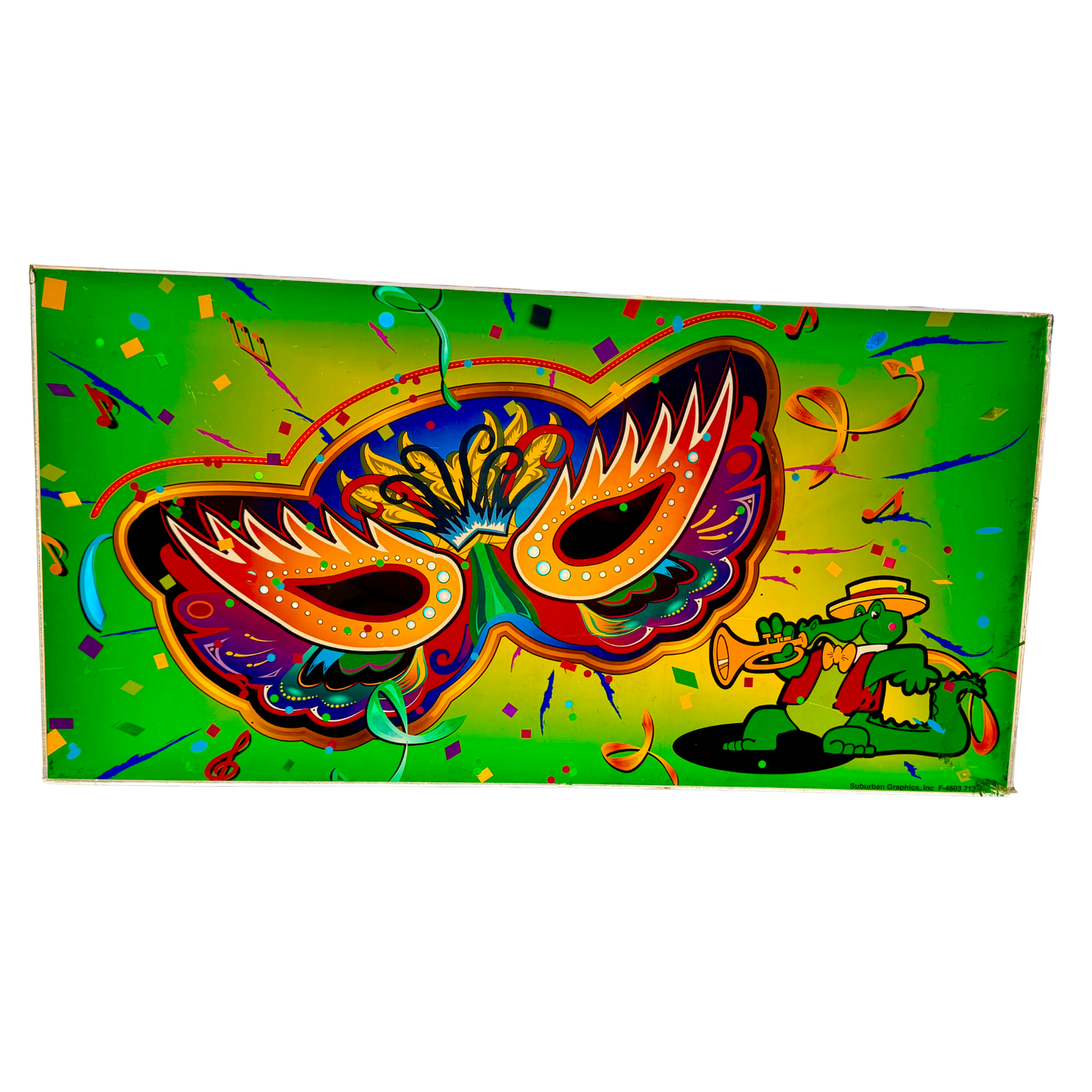 The Orleans - Mardi Gras Mask Slot Glass