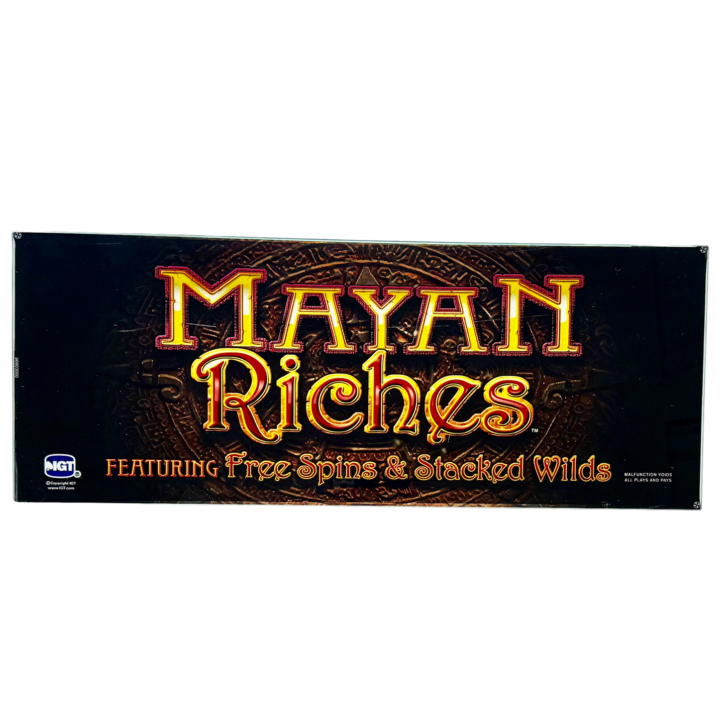 Mayan Riches Slot Glass