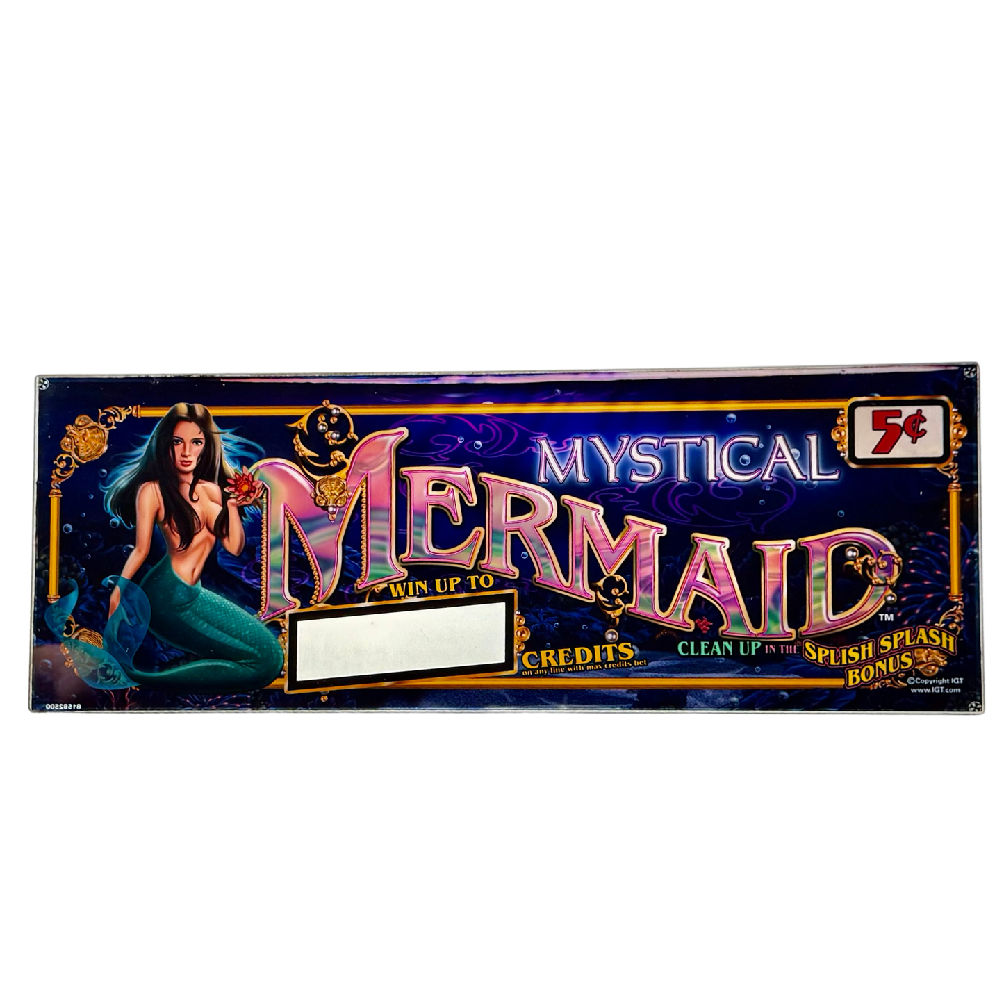 Mystical Mermaid Slot Glass